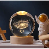 Samanyolu Renk Değiştiren Işıklı Cam Küre 6cm thumbnail 2