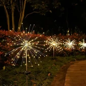 Solar Havai Fişek Dekor Led Işık Bahçe Aydınlatma S-50 thumbnail 2