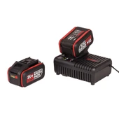 Kress KAD22 20Volt 6.0Ah Kross Pack Li-ion Çift Akü ve Akü Şarj Cihazı - 4