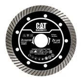 CAT DA09011 115mm Profesyonel Beton, Tuğla, Parke Taşı Elmas Kesme Diski (Turbo Kanallı Kenar) - 1