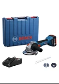 Bosch GWS 18V-8  4 Ah Tek Akülü Taşlama Makinesi 06019N9021 thumbnail 1