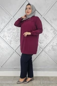 KADIN TAŞ DETAYLI TESETTÜR TUNİK thumbnail 2