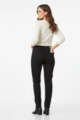 Kadın Siyah Kanvas Likralı Pantolon BGL-ST04889 thumbnail 5