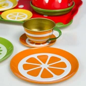 18 Parça Metal Oyuncak Çay Seti - 8