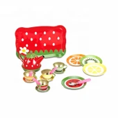 18 Parça Metal Oyuncak Çay Seti - 12