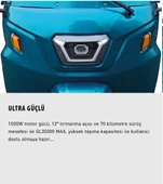 Kuba Gl35000 Elektrikli Pikap Kabinli Beyaz - 2