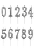 Yaş Günü Mumu 13 Cm Büyük Boy Rakam Doğum Günü Pasta Süsleme - 2