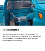 Kuba Gl35000 Elektrikli Pikap Kabinli Beyaz - 3