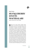 Turkuvaz Kitap Huckleberry Finn'in Maceraları / Turkuvaz Kitap / Mark Twain - 1