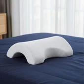 BUFFER® % 100 Visco Kavisli Ortopedik Yıkanabilir Kumaş Kılıflı Bel Boyun Bacak Ağrıları İçin Yastık thumbnail 1