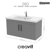 D10 100cm.KPK.Lav.Dlp.ML.GRI.LK.GRI thumbnail 3