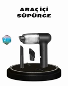 Taşınabilir Vakumlu Araç Süpürgesi – Katlanabilir Sap, Yıkanabilir Filtre, 120W Motor thumbnail 1