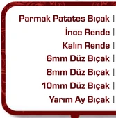 Boğaziçi Sebze Doğrama Makinesi 300 kg / Saat 64 x 42 x 53 (cm) thumbnail 3