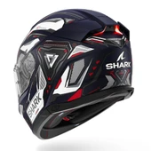 SHARK SKWAL İ3 LINIK MAVİ BEYAZ SİYAH KAPALI KASK thumbnail 2