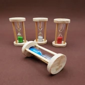 3 Dakikalık Ahşap Kum Saati - 1