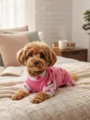 Pinky Hearts Polar Köpek Tulum Pijama - 6