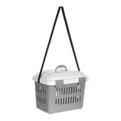 Stefanplast Gulliver Orta Boy Küçük Evcil Hayvan Taşıma Çantası Mavi Beyaz 45x33x33Cm - 2