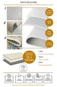 cmn home Dekoratif Özel Tasarım Yıkanabilir,İnce, Kaymaz Tabanlı, Modern oda halısı - 6