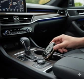 Premium Şık Metalize anahtar kabı Seul U -Atto 3 Anahtar uyumlu thumbnail 2