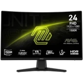 MSI MAG 242C 23.6" 180Hz 1ms HDMI DP Adaptive Sync HDR Ready FHD VA Curved 1500R Gaming Monitör thumbnail 1