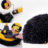 Teleskopik Saplı Kuru Islak Oto Yıkama Fırçası thumbnail 2