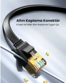 UGREEN CAT7 U/FTP Flat Ethernet Kablosu 3 Metre, 11262 thumbnail 5