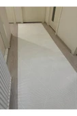Dinarsu Jel Kaymaz Halı Rölyef Kaymaz Taban Yolluk Yıkanabilir Halı Çizgili Desen - 1