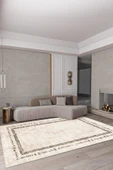 cmn home Dekoratif Özel Tasarım Yıkanabilir,İnce, Kaymaz Tabanlı, Modern Salon Halısı, Mutfak Halısı, Yolluk - 3