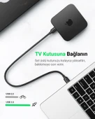 UGREEN USB-A 3.0 Data Kablosu 1 Metre, Siyah, 10370 thumbnail 5