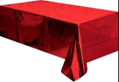 metalize Kırmızı Masa örtüsü 183x137 cm thumbnail 1