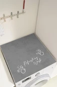 cmn home Kaymaz Tabanlı Çamaşır Makinesi Örtüsü Modern Kullanışlı Yıkanabilir Mat ÇMŞ12 - 3
