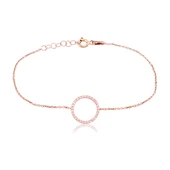 EMILIANO JEWELLERY SİLVER 925 AYAR ZİRKON TAŞLI HALKA BİLEKLİK - 1