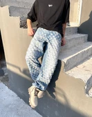 Ultra Premium Laser Bomb Baggy Kot Pantolon thumbnail 2