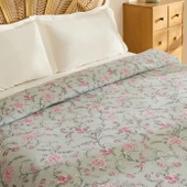 Karaca Home Nymira %100 Pamuk Tek Kişilik Tek Pike Mint thumbnail 2