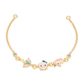 EMILIANO JEWELLERY 925 AYAR ZİRKON TAŞLI MİNELİ BİLEKLİK - 1