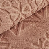 Karaca Home Rita Çift Kişilik Emboss Battaniye Pudra thumbnail 3