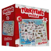 Türkiyemiz 24 Parça Yer Puzzle - 1