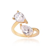 EMILIANO JEWELLERY 925 AYAR GÜMÜŞ ZİRKON TAŞLI YÜZÜK - 1