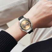 Sneezy Huawei Watch GT6 Pro 46mm İle Uyumlu Spor Silikon Metal Tokalı Soft Saat Kordonu  Siyah thumbnail 6