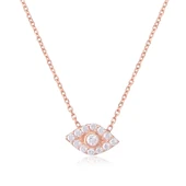 EMILIANO JEWELLERY 925 AYAR GÜMÜŞ GÖZ OBJELİ KOLYE - 1