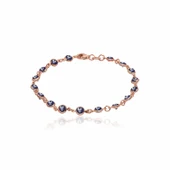 EMILIANO JEWELLERY SİLVER 925 AYAR GÜMÜŞ GÖZ BONCUK BİLEKLİK - 1