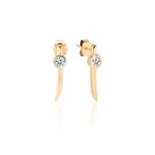 EMILIANO JEWELLERY 925 AYAR MİNELİ ÇİÇEK KÜPE - 1