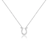 EMILIANO JEWELLERY 925 AYAR GÜMÜŞ NAL KOLYE - 1