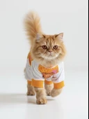 Never Give Up Penye Kedi Tulum Pijama thumbnail 2