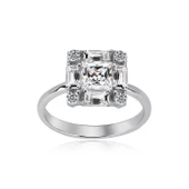 Gümüş Altın Kaplama Kare Taşlı Gümüş Yüzükler, son trend tasarımlar listesinde! Jwlera.com a hemen tıkla kampanyaları kaçırma! - 1