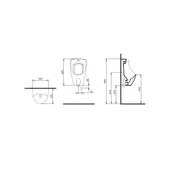 Bocchi Tao Arch Fotoselli Elektrikli Pisuvar Mat Siyah 1383-004-0134 thumbnail 2