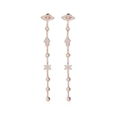 EMILIANO JEWELLERY 925 AYAR GÜMÜŞ ZİRKON TAŞLI KARIŞIK KOLYE - 1