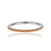 EMILIANO JEWELLERY SİLVER 925 AYAR ZİRKON TAŞLI YÜZÜK - 1