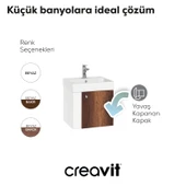 Font Lavabo Dolabı 50 cm Beyaz-Barok thumbnail 5