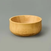 Küçük Boy Bambu Kase - Açık Kahverengi - 13 cm - 1